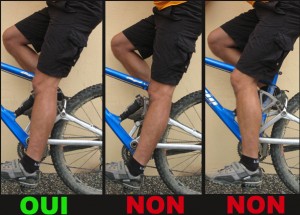 Comment connaître la hauteur correcte de la selle de mon vélo ?