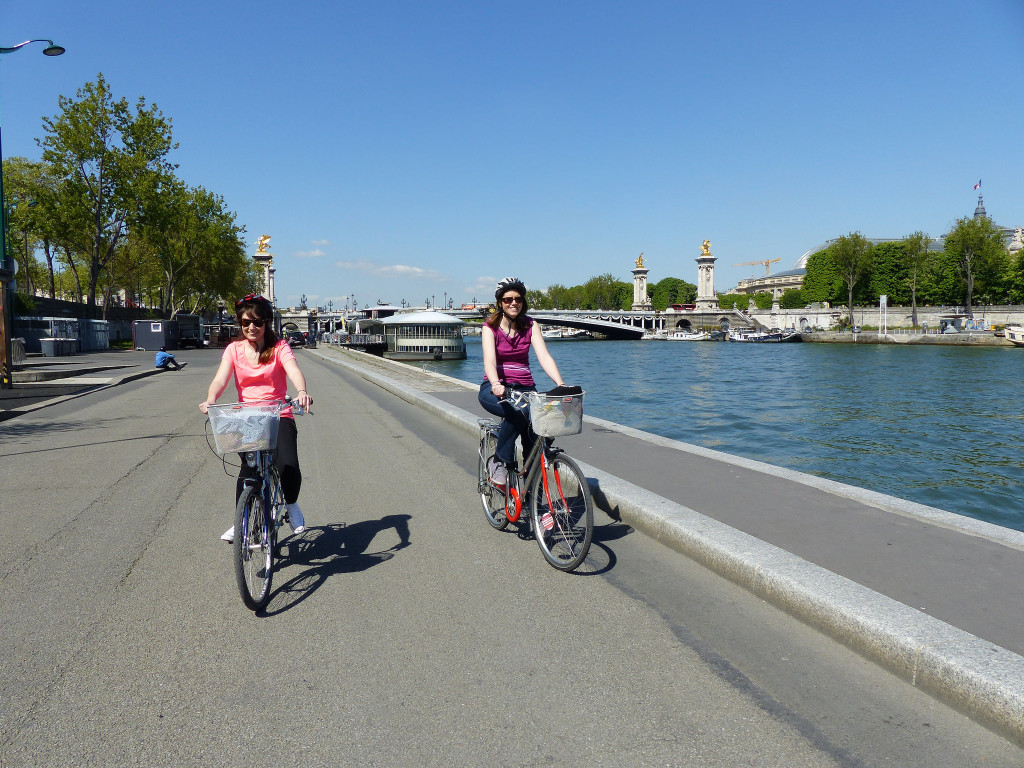 berges de la Seine à vélo