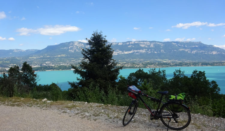 Panorama ViaRhôna - lac du Bourget
