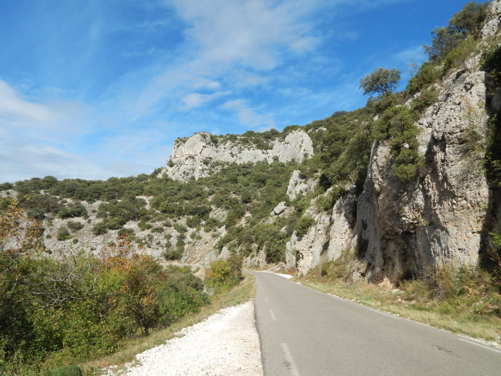 Route de montage en Provence