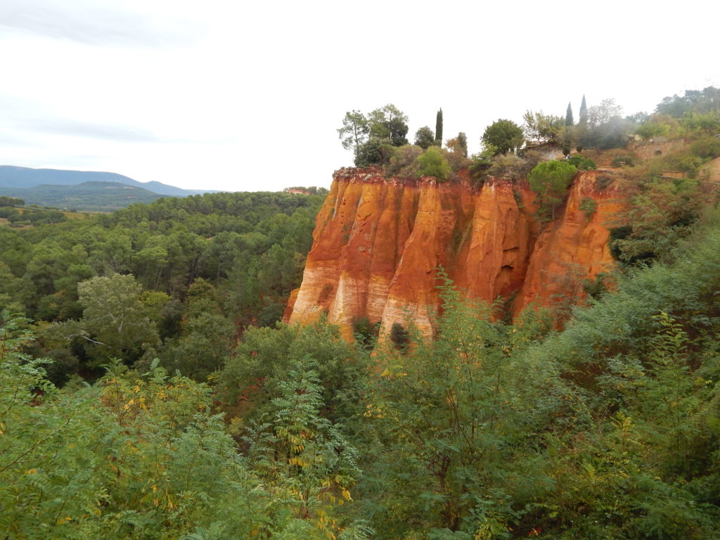 terre ocre, paysages du Roussillon